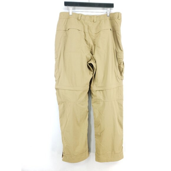 REI Light Weight Convertible Pants Men's Size 40x32 Tan Gusseted - Picture 2 of 10